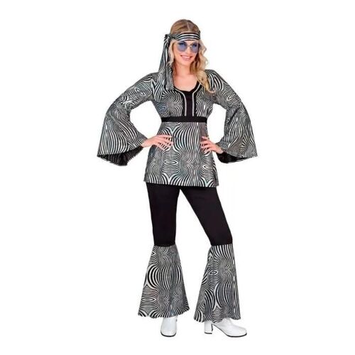 Widmann Déguisement Disco Silver Waves Femme Années 70 (M)