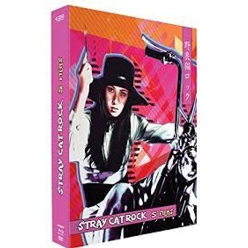 Stray Cat Rock - 5 Films : Sex Hunter + Female Boss + Machine Animal + Wild Jumbo + Beat '71 - Édition Collector Blu-Ray + Dvd