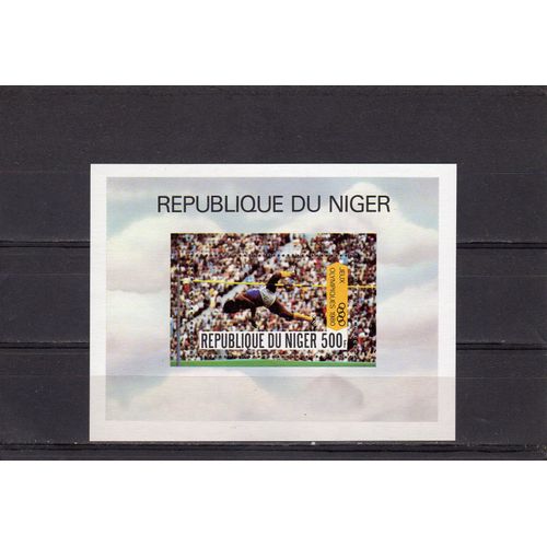Bloc-Feuillet Du Niger (Jeux Olympiques De Moscou)