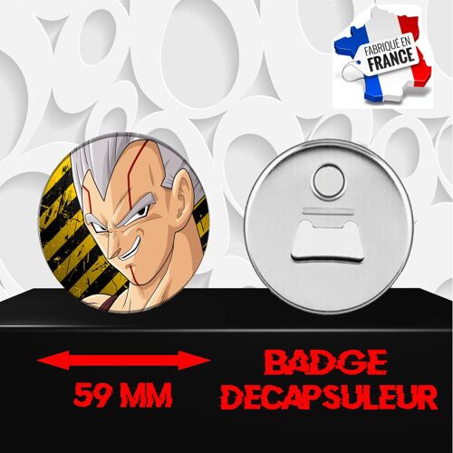 Magnet Décoratif Décapsuleur Aimanté 59 Mm Manga Dragon Ball Z Dbz 139