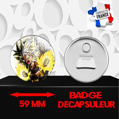 Magnet Décoratif Décapsuleur Aimanté 59 Mm Manga Dragon Ball Z Dbz 190