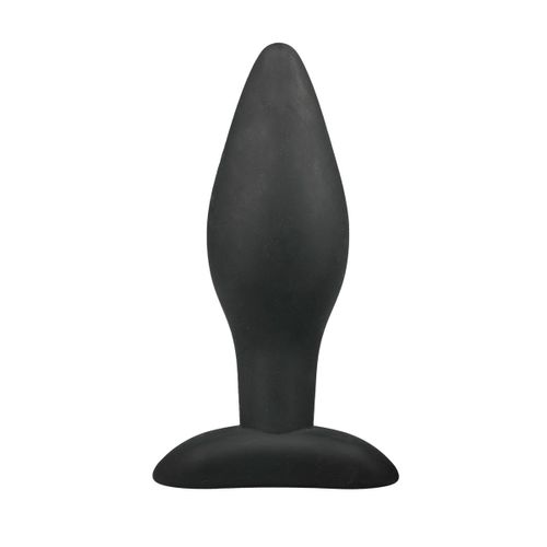 Plug Anal Noir En Silicone - Medium