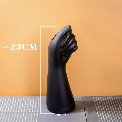 Vase en forme de main humaine moderne, Pot de fleurs artificielles, Statue d'art, Table, salon, bureau, décoration de mariage, ornements, Creati