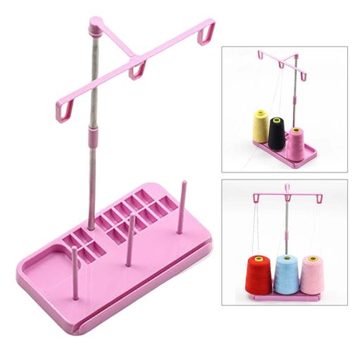 Support de fil à 3 bobines coniques, pour Machine à broder, à coudre et à quilter