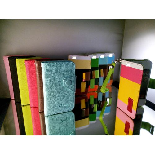 Coque Bumper Pour Iphone 4 / 4s, Couleur: Rose, Modele: 3.Coque Etui Portefeuille