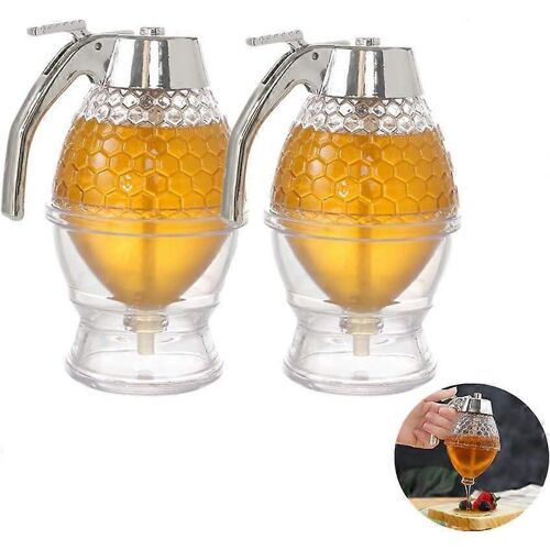 Honey Dispenser,Syrup Dispenser, Acrylic Syrup Dispenser, Beautiful Honeycomb