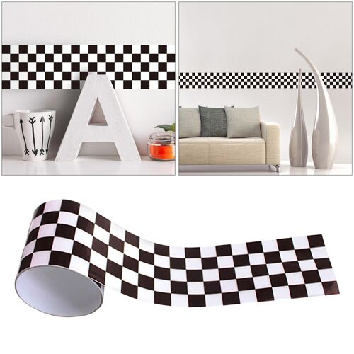 Papier Peint Mosaïque Avec Grille Élégante, Bordure Murale, Bâton De Moulage, Bordure Autocollante Pour Salle De Bains, Salon, Cuisine, Mur 200x10cm