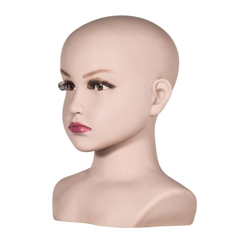 Tête de Mannequin pour enfants, vitrine de boutique, modèle de tête, chapeau, lunettes, présentoir d'écharpe
