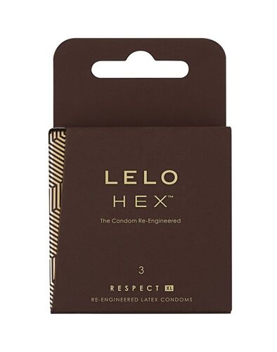 Lelo Hex Respect Xl - 3 Préservatifs