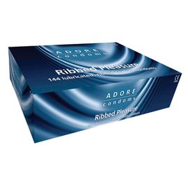 Adore Préservatifs 144 Pièces Nervurées