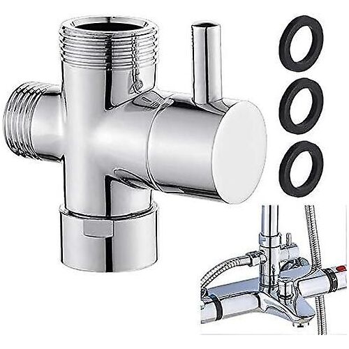 Vanne de dérivation de douche 3 voies - Séparateur universel de pomme de douche pour salle de bain