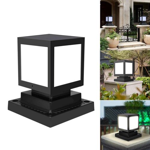 Promotion! Applique Murale Imperméable À Énergie Solaire, Luminaire Décoratif D'extérieur, Idéal Pour Un Jardin, Un Plancher Ou Une Clôture
