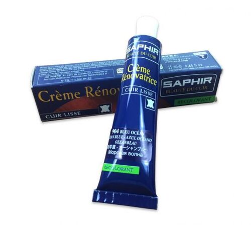 Cirage Crème Rénovatrice SAPHIR Tube 25 ml ARGENT Métallisé 24 RAL 9006