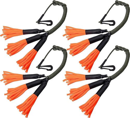 Ligne De Traînée De Parfum De Cerf - Lot De 4 Applicateurs De Traînée De Parfum Orange Pour Cerf