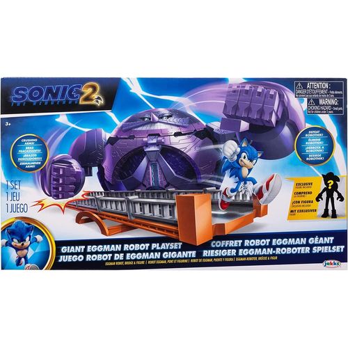 Sonic The Hedgehog 2 Giant Eggman Robot Battle Playset