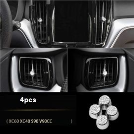Tous Les Nouveaux - 2017-2020 V90 - Autocollants De Décoration De Voiture En Diamant, Pour Volvo Xc60 Xc90 S90 V90 Xc40 S60 V60, Modification Intérieure, Accessoires De Voiture