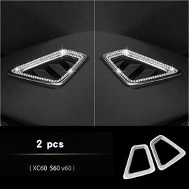 Tout Nouveau Xc60 S60 V60 - 2020 S60 V60 - Autocollants De Décoration De Voiture En Diamant, Pour Volvo Xc60 Xc90 S90 V90 Xc40 S60 V60, Modification Intérieure, Accessoires De Voiture