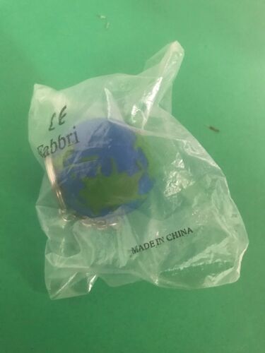 Porte Cles Mousse Globe Terrestre - Mappemonde - R Fabbri - 4 Cm