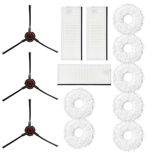 Brosse latérale en tissu pour serpillière filtre pour Station Yeedi autonettoyante accessoires pour tampons de nettoyage de Robot LJL-13PCS pièces/ensemble