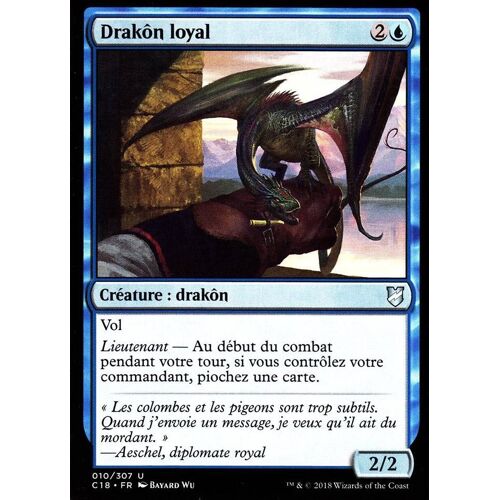 Drakôn Loyal - Mtg - Commander 2018 - U - 10/307