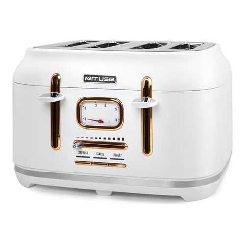 MUSE MS-131 W - Grille-pain - 4 tranche - 4 Emplacements