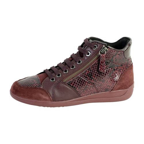 Basket Geox Myria Nappa Suede Noir