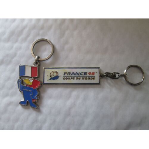 2 Porte Clés Football France 1998