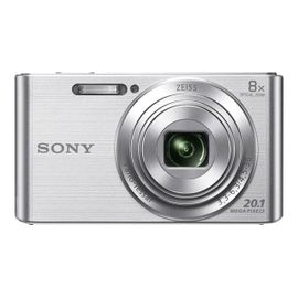 Appareil photo Compact Sony Cyber-shot DSC-W830 ArgentW830 - Appareil photo numérique - compact - 20.1 MP - 720 p - 8x zoom optique - argent