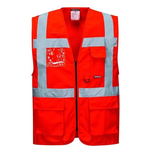 Gilet Haute Visibilité Executive-Berlin Portwest Rouge XXL