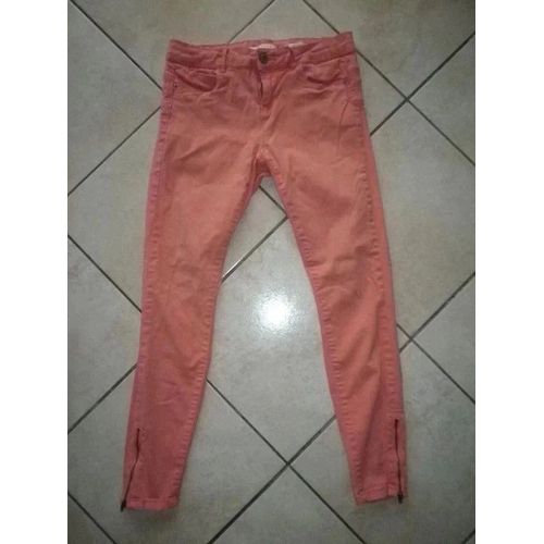 Pantalon - Jean Moulant Camaieu Taille 36 ( Petit 38 ).