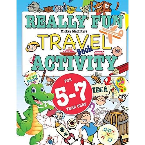 Really Fun Travel Activity Book For 5-7 Year Olds