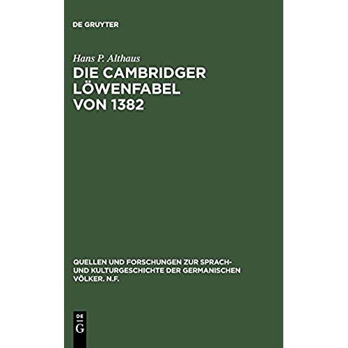 Die Cambridger Löwenfabel Von 1382