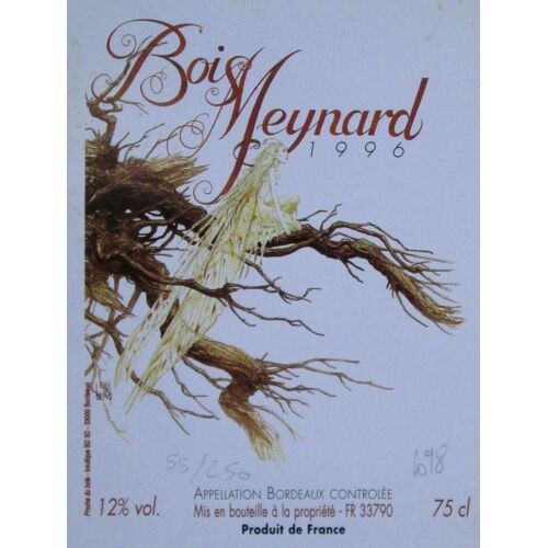Étiquette De Vin De Ledroit _ Bois Meynard