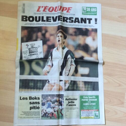L'equipe 15730 2 Decembre 1996 N° 15730