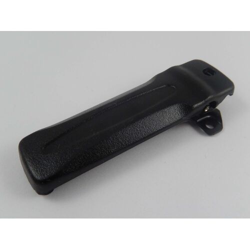 vhbw Clip à ceinture compatible avec Kenwood TK-2207, TK-2302E, TK-3207, TK-2307 appareil radio - plastique, noir