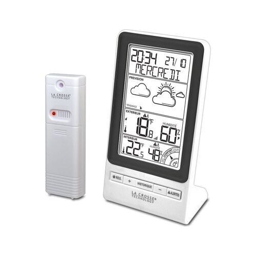 Station météo LA CROSSE TECHNOLOGY WS6819WHI-BLA