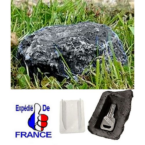 Faux Caillou Cachette À Clé / Fausse Pierre Cache Clés / Déco Ornement Jardin