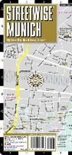 Streetwise Munich Map - Laminated City Center Street Map Of Munich, Germany