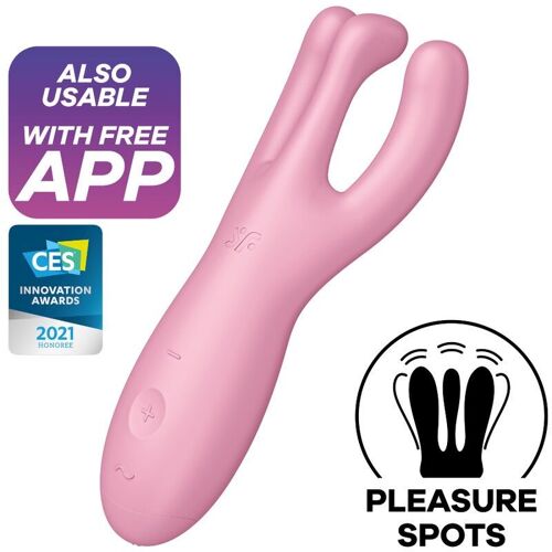 Vibrateur Satisfyer Threesome 4 Rose