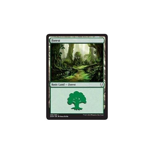 Lot 4 Cartes Foret : Mtg Magic - Dominaria - 266/269