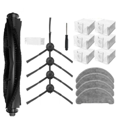 Brosse principale pour aspirateur Robot Xiaomi Rodmi Eve Plus, sac en tissu, brosse latérale, accessoires