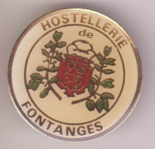 Pins Hostellerie De Fontanges (Signé Eps Sd3) 3x3 Cm