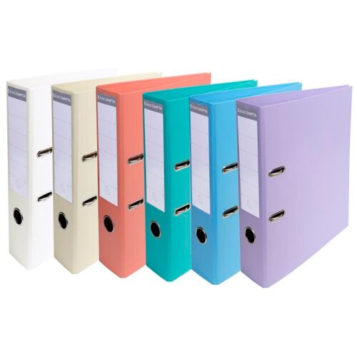 Exacompta Classeur Pvc A4 D70mm Premtouch Couleur Pastel Aléatoire