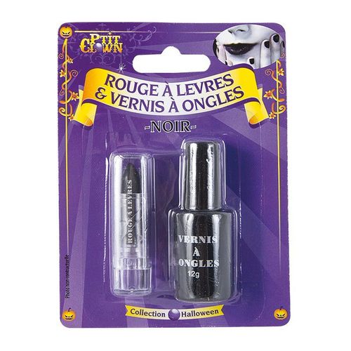 Vernis Et Rouge Lèvres Noir