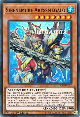 Yu-Gi-Oh! - Shva-Fr037 - Sirènemure Abyssmégalo - Super Rare