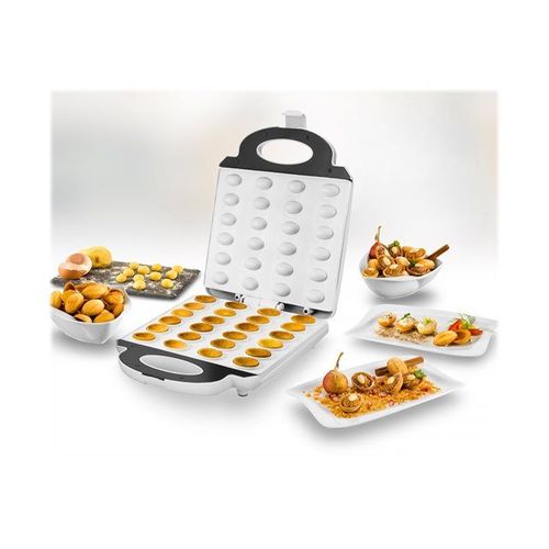 UNOLD 48360 - Gaufrier - 1400 Watt - Blanc/inox