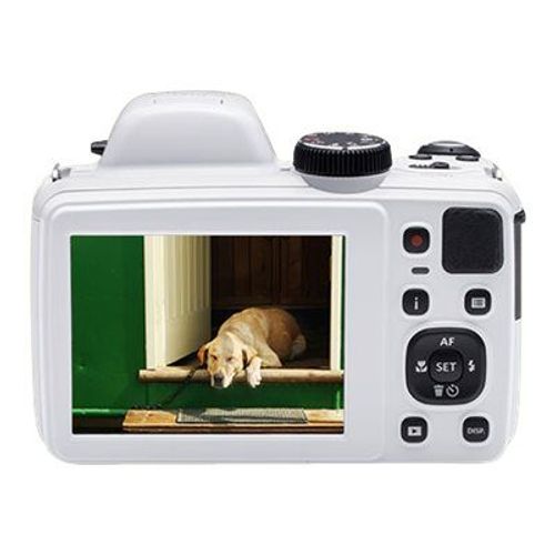 Kodak PIXPRO Astro Zoom AZ422 - Appareil photo numérique - compact - 20.0 MP - 720 p / 30 pi/s - 42x zoom optique - blanc