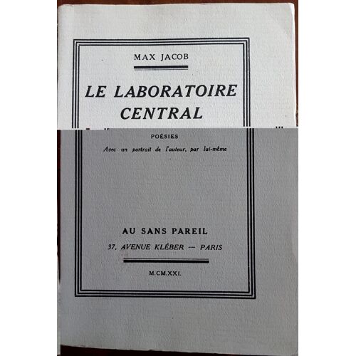 Le Laboratoire Central - 1/700 Ex. Avec Un Autoportrait De L'auteur