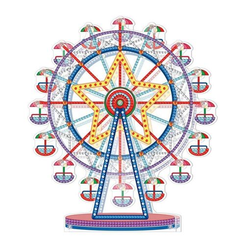 Peinture Diamant 5d À Faire Soi-Même, Ornements Rotatifs, Perceuse En Forme Spéciale, Grande Roue, Kit De Broderie, Point De Croix, Cadeau Artistique