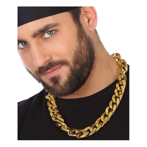 Collier De Rappeur Faux Or